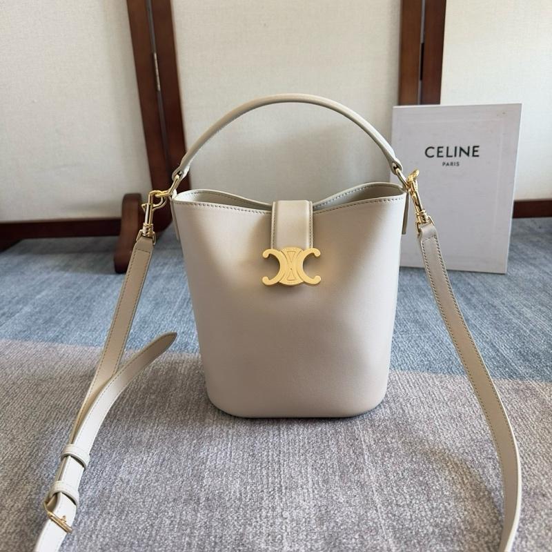 Celine Louise Bucket bag 119173 white